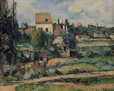 Die Mühle an der Couleuvre in Pontoise von Paul Cézanne