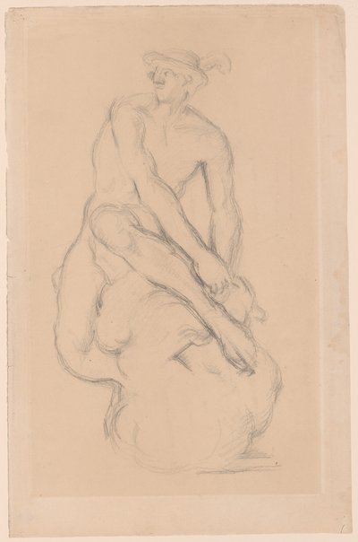 Merkur (nach Pigalle) von Paul Cézanne