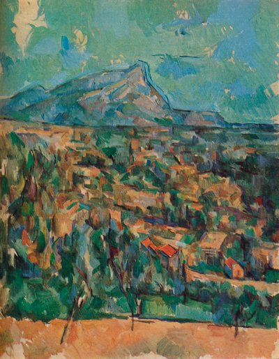 Mont Ste. Victoire von Paul Cézanne