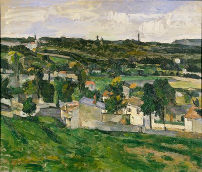 In der Nähe von Auvers-sur-Oise, 1880er von Paul Cézanne