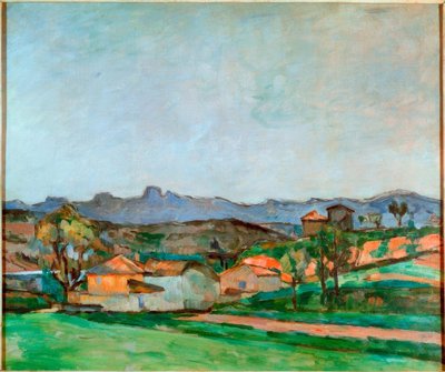 Provenzalische Landschaft von Paul Cézanne