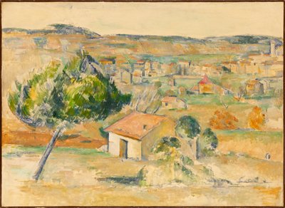 Provenzalische Ebene, 1883-1885 von Paul Cézanne