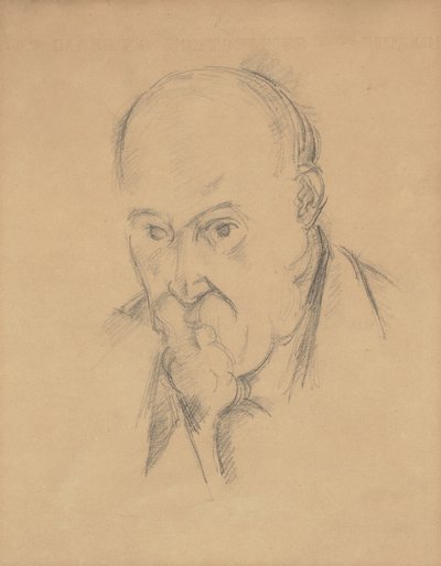 Selbstporträt [recto] von Paul Cézanne