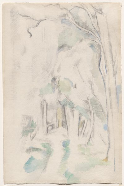 Waldweg von Paul Cézanne