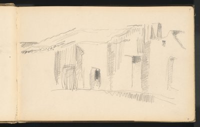 Studie von Häusern von Paul Cézanne