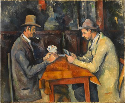 Die Kartenspieler, ca. 1892-1896 von Paul Cézanne