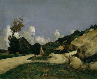 Die Landstraße von Paul Cézanne