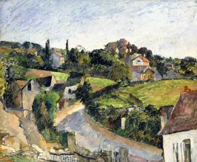 Die gewundene Straße von Paul Cézanne