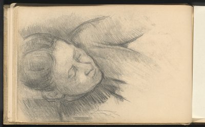 Vorwärts gebeugte Frau von Paul Cézanne