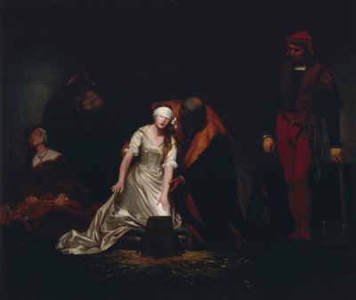 Die Hinrichtung von Lady Jane Grey von Paul Delaroche