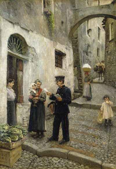 Die Morgenpost, 1913 von Paul Fischer