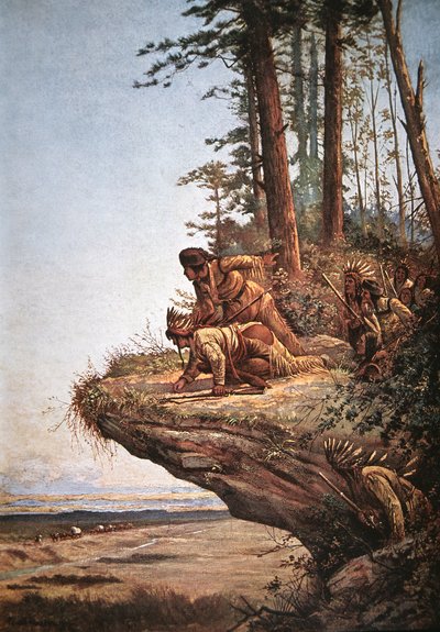 Beobachten der Wagen von Paul Frenzeny