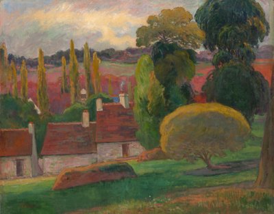 Ein Bauernhof in der Bretagne, ca. 1894 von Paul Gauguin