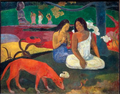 Arearea oder Der rote Hund von Paul Gauguin