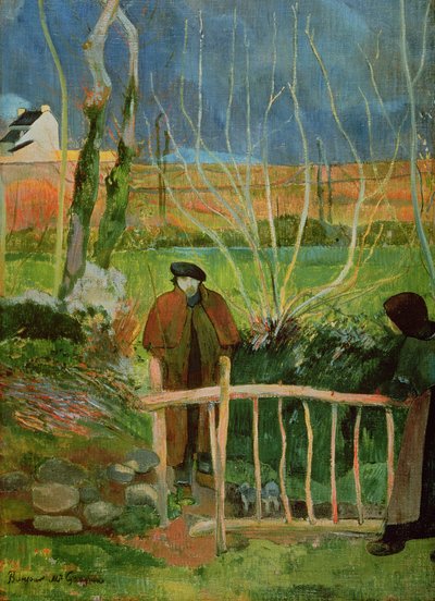 Bonjour Monsieur Gauguin, ca. 1889 von Paul Gauguin