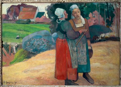 Bretonische Bauern von Paul Gauguin