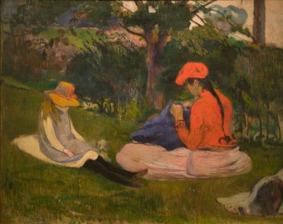 Die Näharbeit von Paul Gauguin