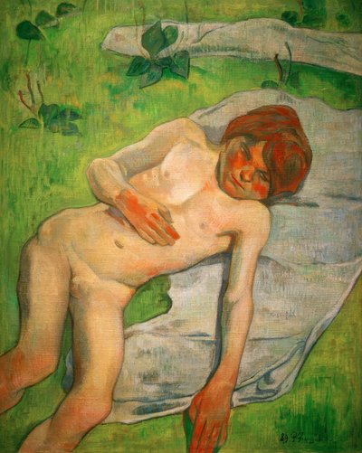 Ein bretonischer Junge von Paul Gauguin