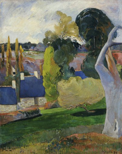 Bauernhof in der Bretagne II, 1894 von Paul Gauguin