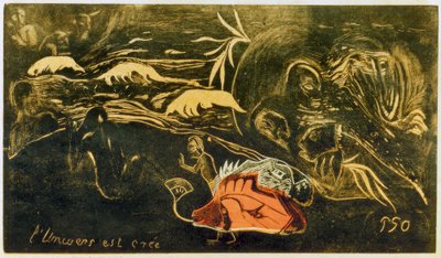 L’Univers est créé von Paul Gauguin
