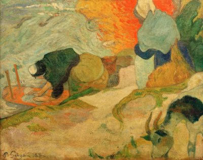 Wäscherinnen in Arles von Paul Gauguin
