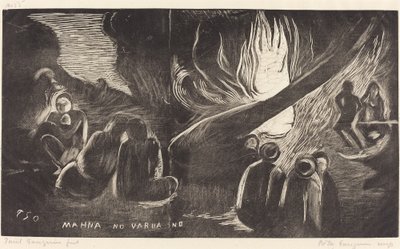 Mahna no Varua Ino (Der Teufel spricht) von Paul Gauguin