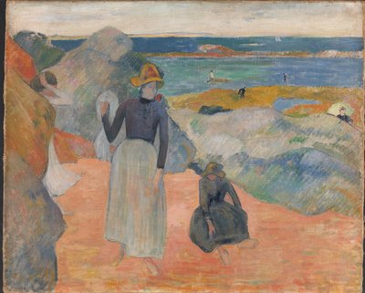 Am Strand, 1889 von Paul Gauguin