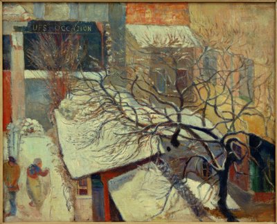 Paris im Schnee von Paul Gauguin
