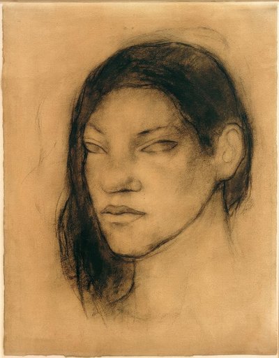 Porträt einer Tahitianerin von Paul Gauguin