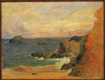 Felsen am Meer von Paul Gauguin