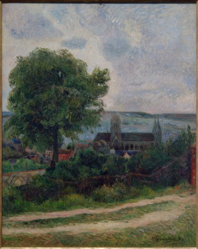 Rouen, die Kirche Saint-Ouen von Paul Gauguin