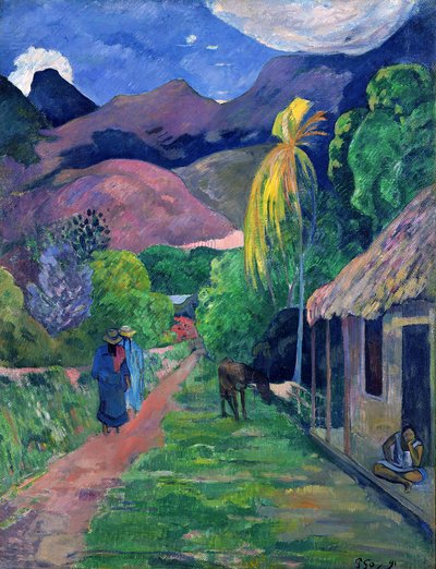 Rue de Tahiti von Paul Gauguin