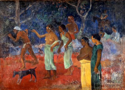 Szene aus dem tahitianischen Leben von Paul Gauguin