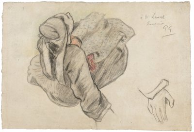 Sitzende bretonische Frau, 1886 von Paul Gauguin