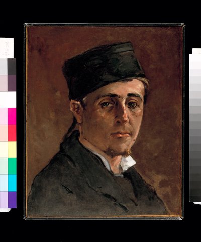 Selbstporträt, um 1875-77 von Paul Gauguin