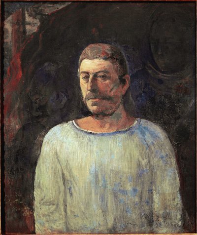 Selbstporträt bei Golgatha von Paul Gauguin