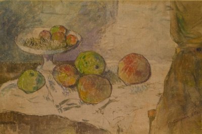 Stillleben mit Obstschale von Paul Gauguin