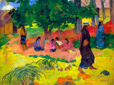 Taperaa Mahana, Spätnachmittag von Paul Gauguin