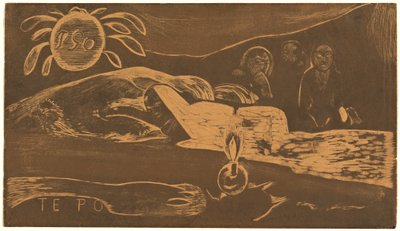 Te Po (Die lange Nacht) von Paul Gauguin