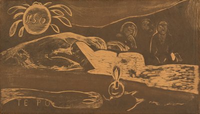 Te Po Die lange Nacht, 1894-1895 von Paul Gauguin