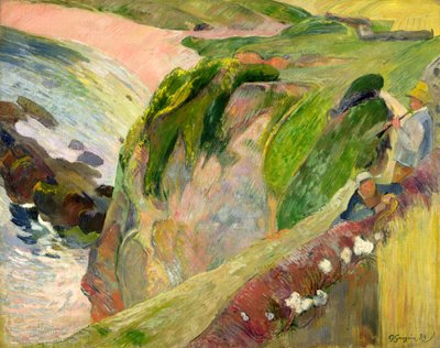 Der Flageolettspieler auf der Klippe von Paul Gauguin
