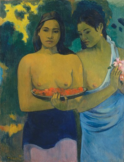 Zwei tahitianische Frauen von Paul Gauguin
