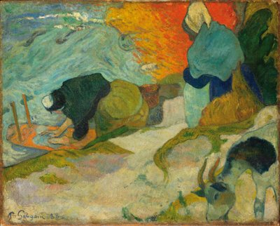 Waschfrauen in Arles, 1888 von Paul Gauguin
