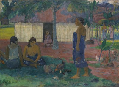 Warum bist du wütend? von Paul Gauguin
