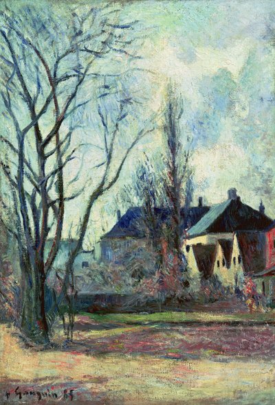 Winterlandschaft in Kopenhagen, 1885 von Paul Gauguin