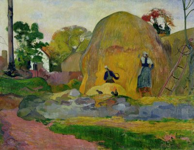 Gelbe Heuhaufen oder Goldene Ernte, 1889 von Paul Gauguin