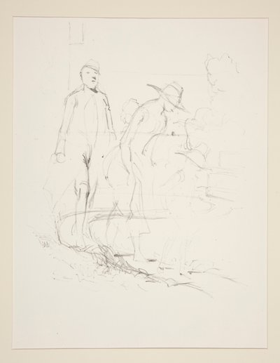 (Am Strand) von Paul Gavarni