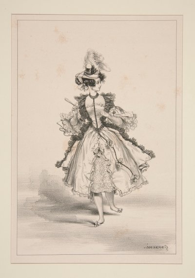 ANDALOUSE von Paul Gavarni