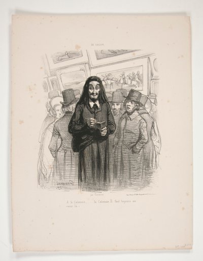 A la Calomnie von Paul Gavarni