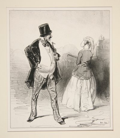 In Reichweite des Lorgnons. von Paul Gavarni